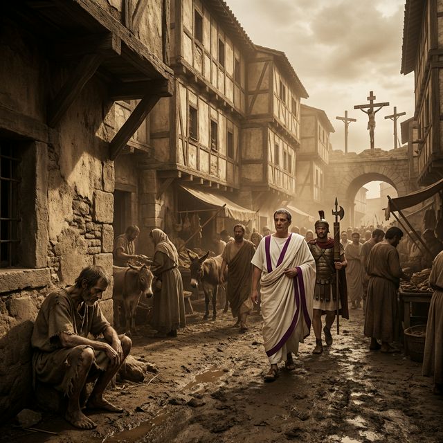 Life in the Subura district, Rome, 1st Century AD